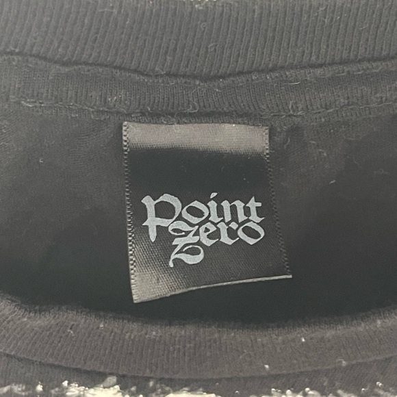 Point Zero Black Gothic Tee - Picture 4 of 4